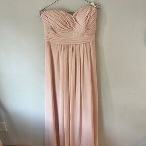 Bill Levkoff Petal Pink Bridesmaid Sweetheart strapless Dress Prom Sz 20 XL ECU